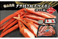 [№5313-0412]富山湾産カニ 厳選 タグ付き紅ズワイガニ 大サイズ 贈答 自分にご褒美 カット済 漁師直販 恵比須丸