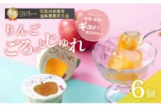 [№5313-0503]りんご ごろっとじゅれ　6個入り