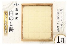 [№5313-0242]【5月～10月発送】白のし餅 1升 餅 もち/昌栄堂/富山県 黒部市 お餅 おもち 加工食品 