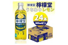 檸檬堂うちわりレモン　300mlビン×24本【1473464】