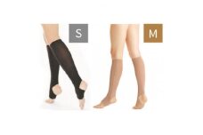 キュッとひきしめレッグシェイパー2枚セット(黒・Sサイズ、ベージュ・Mサイズ)【1289584】