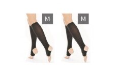 キュッとひきしめレッグシェイパー2枚セット(黒・Mサイズ×2枚)【1289588】