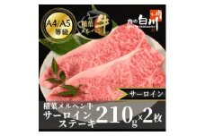 稲葉メルヘン牛(A4-A5)　サーロインステーキ(210g×2枚)【1291446】
