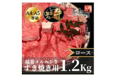 稲葉メルヘン牛(A4-A5)すき焼き用　ロース1.2Kg【1291595】