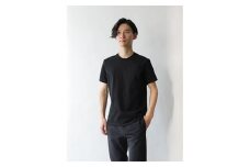 メンズ 10Years 26ゲージ スムースコットン クルーネック Tシャツ ブラック Lサイズ【1584337】