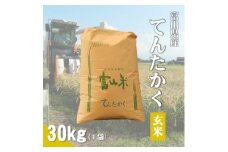 令和7年産「てんたかく」玄米30kg×1袋【1666605】