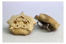伝統的工芸士が制作したミニ獅子頭「帯留め」