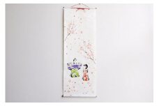 手染めタペストリー（雛）