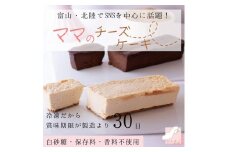 【濃厚だけど後味すっきり！】とろける食感のママのチーズケーキと【ほんのりビターな】ママのガトーショコラのセット