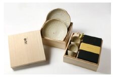 器と石臼挽蕎麦セット　富