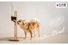 ペット用給水器スタンド「木製ウォータースタンド」NA