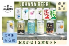 【定期便６回】城端麦酒　おまかせ１２本入り《南砺の逸品》