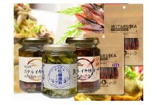 北陸燻製オイル漬け3種とほたるいか素干し