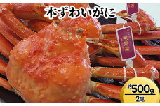 本ずわいがに約500g×2尾
