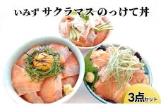 いみずサクラマス　のっけて丼3点セット