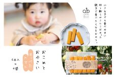 【親子で食べたくなるおやつ】おこめとおやさい（ほっぺたトマト）6本入×4袋《数量限定》[ふなはしBAZARオンライン 富山県 舟橋村 57050087 ] ベビーフード  離乳食