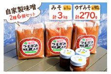 自家製 味噌 詰め合わせ [里山の駅 つるぎの味蔵 富山県 上市町 32280032] みそ ミソ ゆずみそ 柚子味噌 無添加 セット