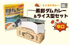 レトルトカレー 黒部ダムカレー＆ライス型セット 辛口 グリーンカレー レトルト ダムカレー 黒部ダム ライス型 ごはん型 ご当地 カレー セット 長期保存 備蓄 防災 非常食 食品 関電アメニックス F6T-774