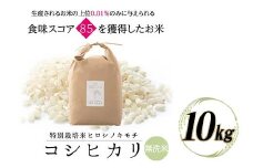 特別栽培米 コシヒカリ ヒロシノキモチ 無洗米 10kg ブランド米 銘柄米 国産 米 お米 日本米 ギフト 贈り物 備蓄 防災 食品 陽咲玲 はるざれ F6T-527