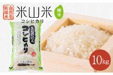 自然型乾燥特栽米コシヒカリ(米山米)精米10kg×1袋【1364722】