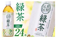 お茶 黒部名水 緑茶 500ml×24本 [Nビバレッジ 富山県 朝日町 34310195] 茶 ペットボトル