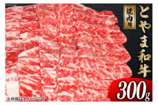 牛肉 とやま和牛 焼肉用 300g [JAみな穂 富山県 朝日町 34310487] 和牛 肉 焼肉 焼き肉 肩ロース A4ランク以上 朝日町産 冷凍