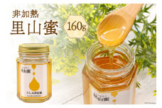 里山蜜 160g×1本 / うし太郎信繁 / 富山県 朝日町 [34310302] はちみつ 蜂蜜 ハチミツ 国産 百花蜜 非加熱 ハニー 養蜂