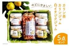 手作りジャム (カリン＆ 白イチジク 150ml×各2 計4個) & カリン茶 80g セット [百河豚美術館 富山県 朝日町 34310330] ジャム 茶 お茶 加工品