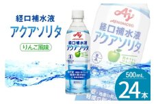アクアソリタ(R)　500mL×24本入 [株式会社 アールネクスト 富山県 朝日町 34310518] ドリンク 水分補給 スポーツ飲料 スポーツドリンク 熱中症対策 暑さ対策 ペットボトル まとめ買い 味の素