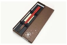 山中漆器　うるしけんこう箸　能登ヒバ漆塗（朱）