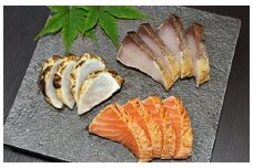 潮屋　たたき（鰤・サーモン・能登ふぐ）詰め合わせ