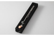 淡水パール付き金箔桜貝ネックレス