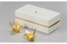 金沢箔　吉祥　金の鶴箸置き（2個）