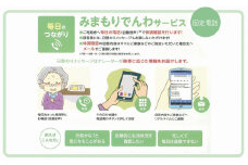 郵便局のみまもりサービス「みまもりでんわサービス」（固定電話、12カ月間）