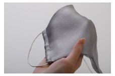 【大正2年創業の絹織物メーカーがつくるマスク】SILK MASK 007015　Mint Green/ミントグリーン　1枚