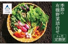 西田農園 季節の有機野菜詰合せ セット 6ヶ月 定期便 旬の野菜詰め合わせ オーガニック野菜 6回 6ヵ月