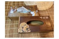ペット似顔絵ティッシュボックス（１ペットのみ）