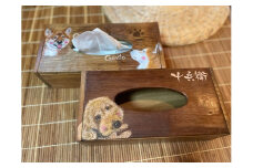 ペット似顔絵ティッシュボックス（１ペットのみ）