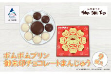 饅頭 和菓子 洋菓子 チョコ菓子【ポムポムプリン】御朱印チョコレートまんじゅう ９個入り