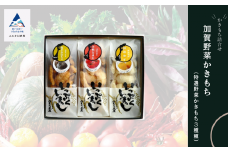 かき餅 おかき お菓子  《かきもち詰合せ 》加賀野菜かきもち （特産野菜かきもち３種）