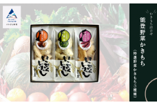 かき餅 おかき お菓子  《かきもち詰合せ 》能登野菜かきもち （特産野菜かきもち３種）