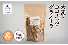 シリアル 朝食 健康 小松産 大麦とココナッツグラノーラ 5袋おまとめ