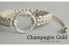 Bracelet -Dawn- Champagne Gold シルバー ブレスレット【シャンパンゴールド】