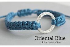 Bracelet -Dawn- Oriental Blue シルバー ブレスレット【オリエンタルブルー】