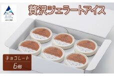 贅沢ジェラートアイス チョコレート 6個セット
