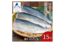 国産鯖の切り身(甘塩) 選べる 15切セット 魚 切り身 さば サバ 国産 冷凍 石川県 小松市 【カネナカ食品工業】