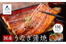 【真空パック】国産うなぎ蒲焼 約200g×1尾 鰻かば焼き タレつき 関西風 小松市 石川県 【株式会社竹本商店】