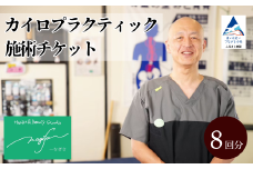 カイロプラクティック施術 (60分) 8回券 利用券 チケット 整体 マッサージ 小松市 【Health＆Beauty Studio nagiSa～なぎさ】