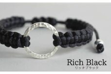Bracelet -Dawn- Rich Black シルバー ブレスレット【リッチブラック】
