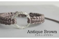 Bracelet -Dawn- Antique Brown シルバー ブレスレット【アンティークブラウン】